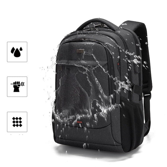 Michigan Executive Backpack – 17” Laptop, Waterproof and USB Port